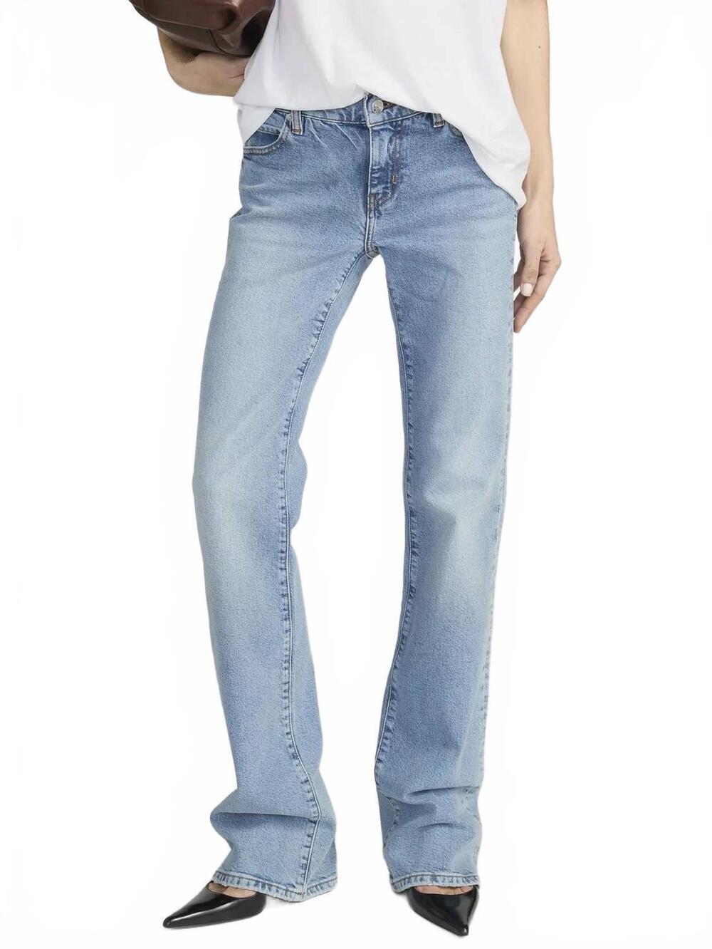 NEW FRAME rodeo low-rise bootcut jeans in spirit